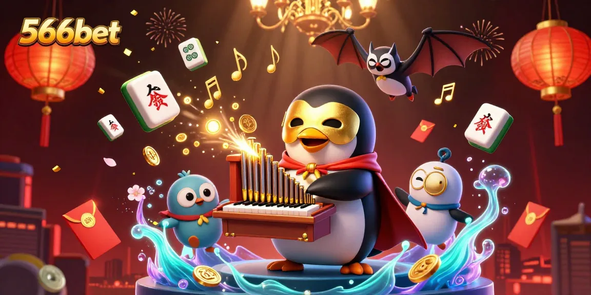Engage in thrilling gaming at 566bet with vibrant 3D casino elements and captivating design.