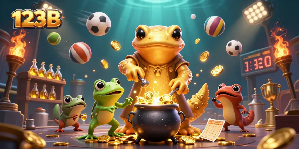Experience excitement with 123B as the alchemist converts metals to gold, surrounded by sports action.