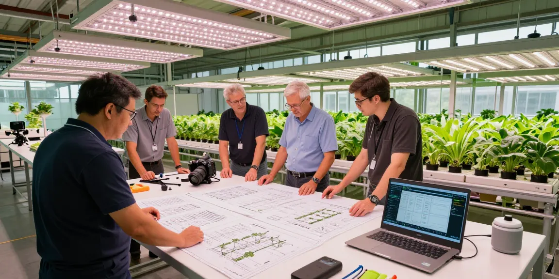 CIKA4D team collaborating on modern indoor agriculture design and construction