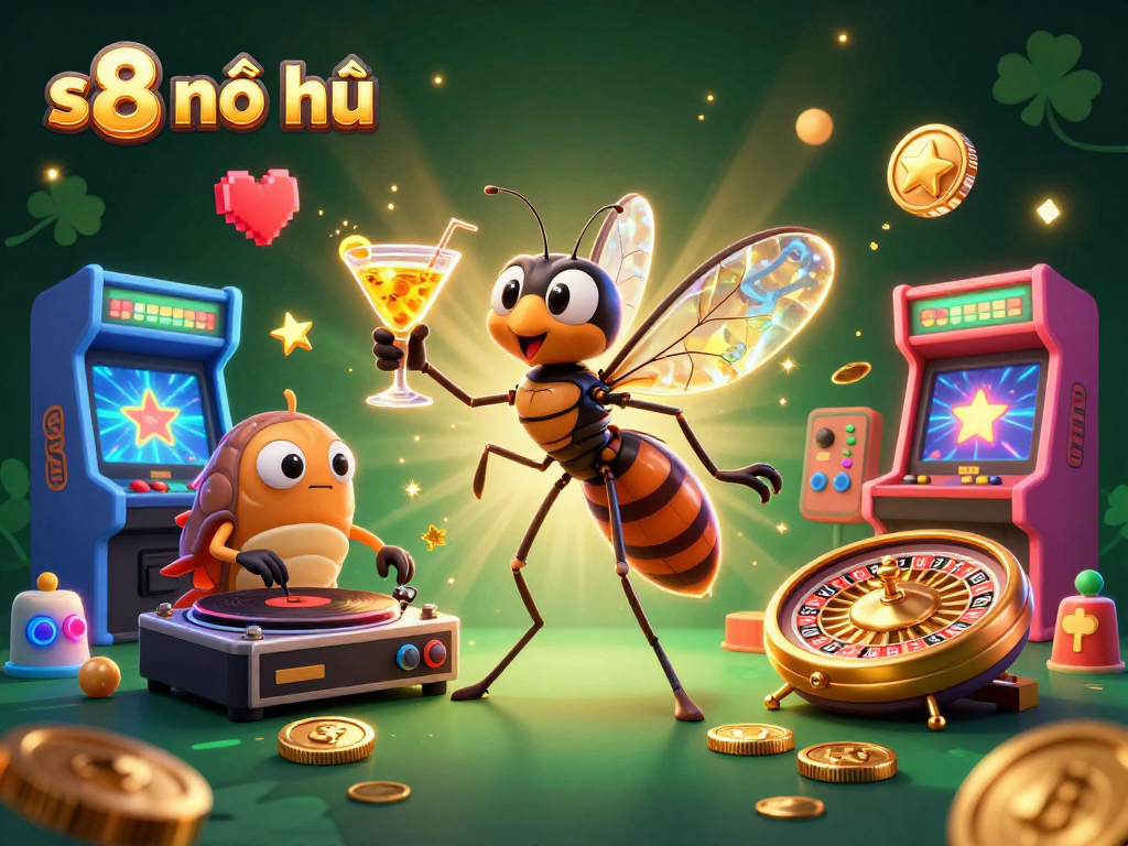 Experience thrilling wins with s8 nổ hũ in this vibrant casino illustration.