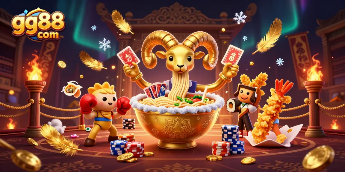 Experience thrilling gameplay at gg88 com with colorful characters and exciting casino elements in a rich, dynamic scene.