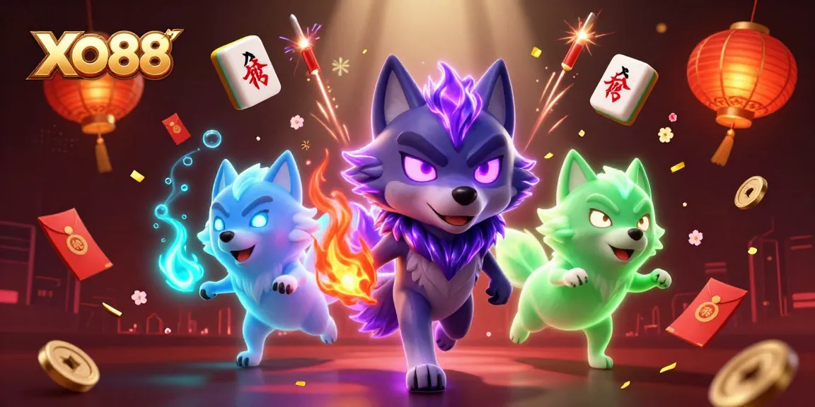 Win big with XO88 in vibrant 3D casino universe, featuring spirits and lucky symbols.