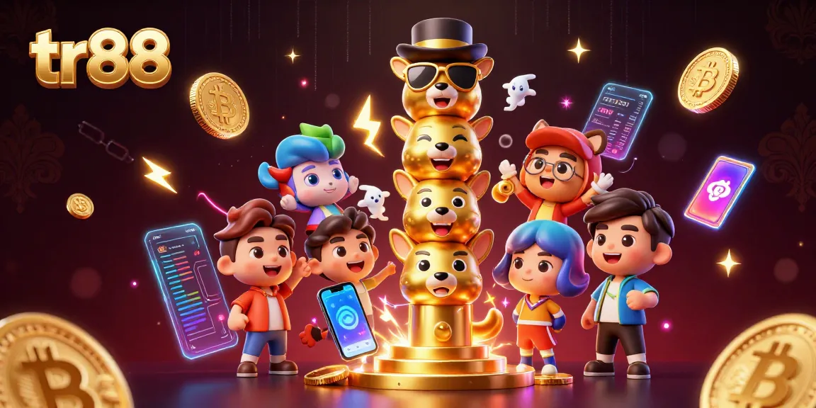 Experience thrilling gameplay at tr88 with a vibrant 3D casino illustration showcasing fantastic elements.
