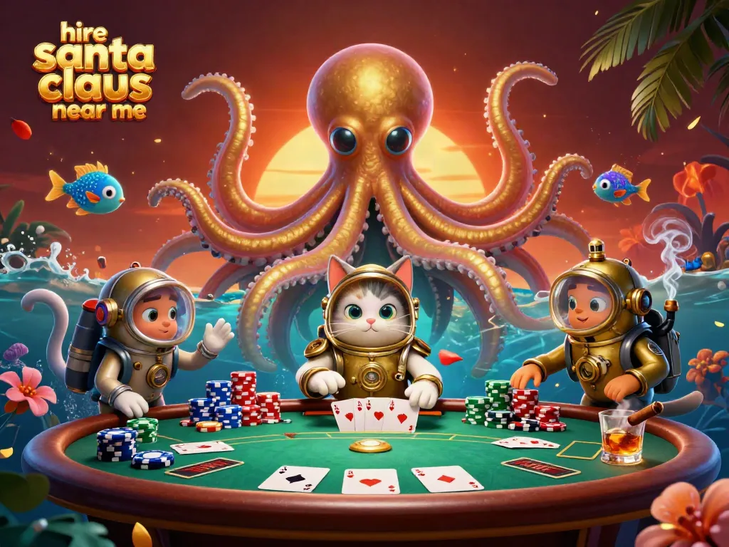 Engage with elite gamblers by hiring Santa Claus near me for festive celebrations.