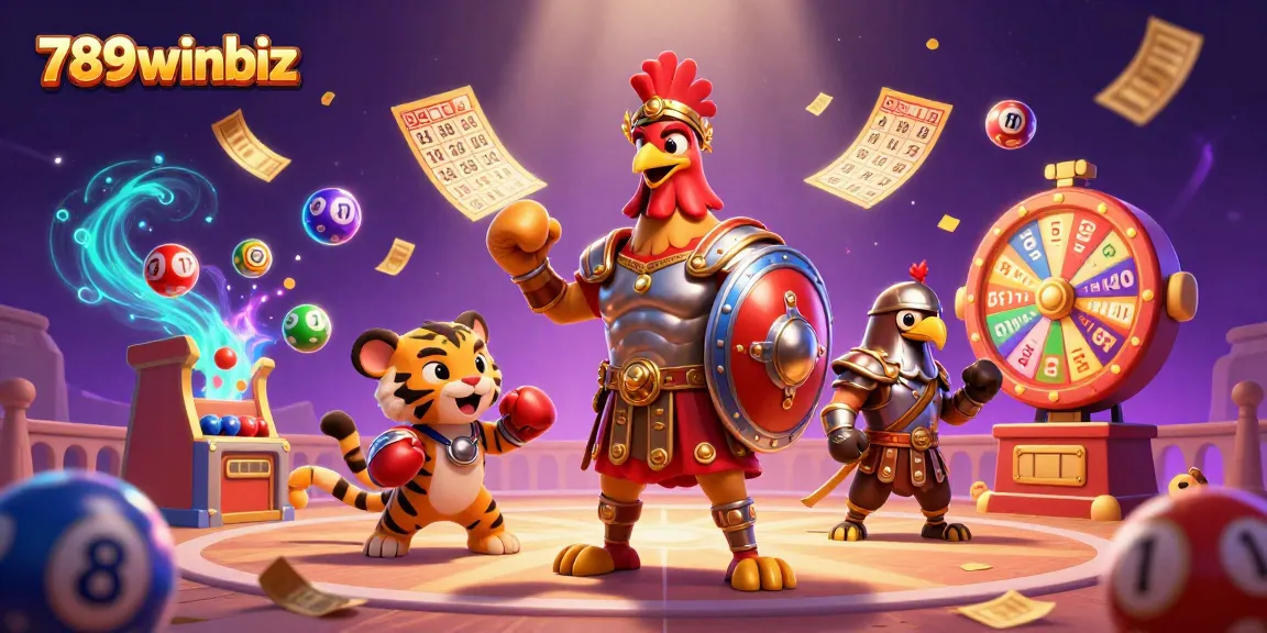 Engage in thrilling gameplay with 789winbiz, featuring dynamic lottery elements and vibrant gaming scenes.
