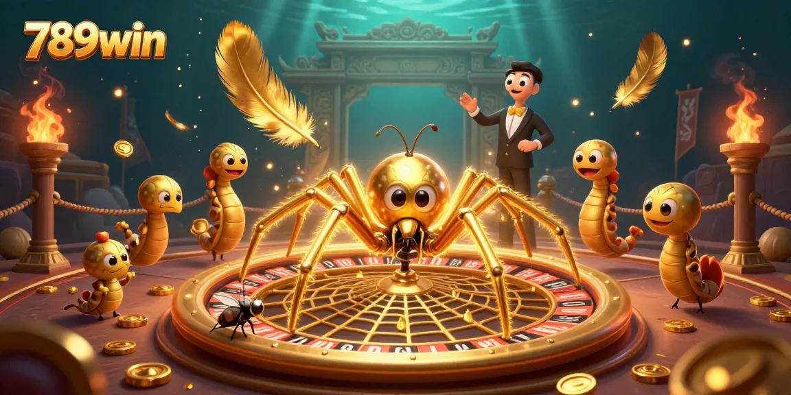 Engage in thrilling bets at the 789win casino with vibrant 3D characters in a dynamic roulette scene.