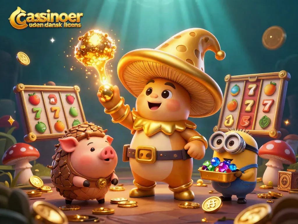 Experience gaming magic at casinoer uden dansk licens with golden treasures and dynamic slot elements.