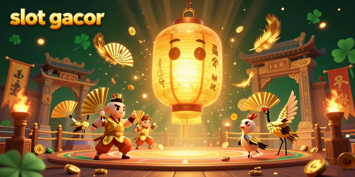 Engage with slot gacor in an ultra-detailed casino scene featuring vibrant characters and dynamic action.