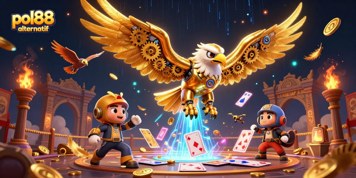Gambarkan pengalaman bermain judi online dengan pol88 alternatif yang menarik dalam ilustrasi 3D yang memukau.