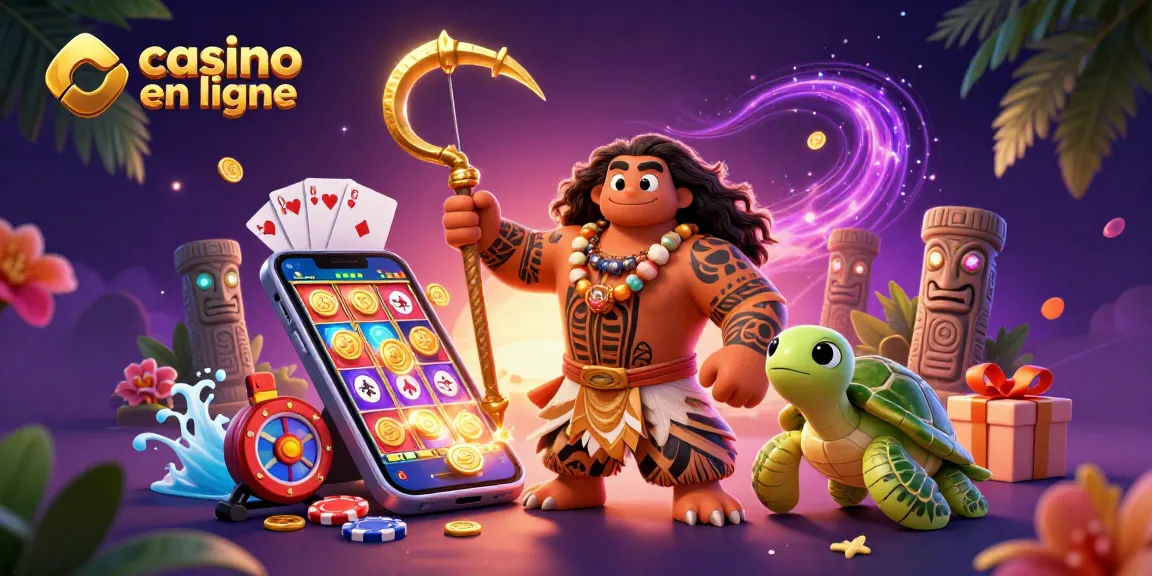 Jouez avec passion sur un casino en ligne, entouré de jeux de hasard et gagnant des jetons.