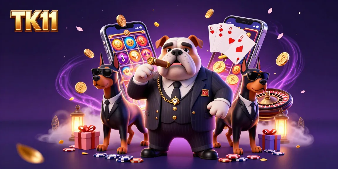 Engage with TK11's thrilling games through our vibrant 3D casino scene filled with action!