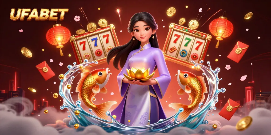 Experience thrilling gameplay with UFABET's dynamic online casino scene featuring vibrant characters and rich game elements.