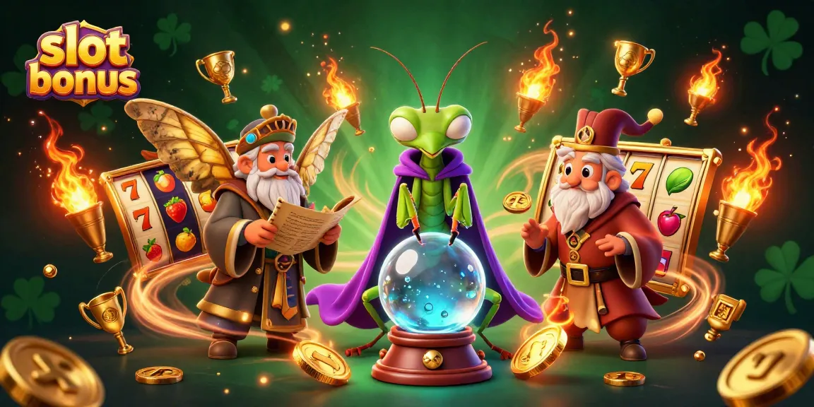 Engage in thrilling slot bonus action with vibrant elements and mystical characters.