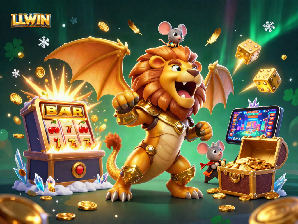 Spin the reels with LLWIN and witness the jackpot explosion of coins and casino magic!