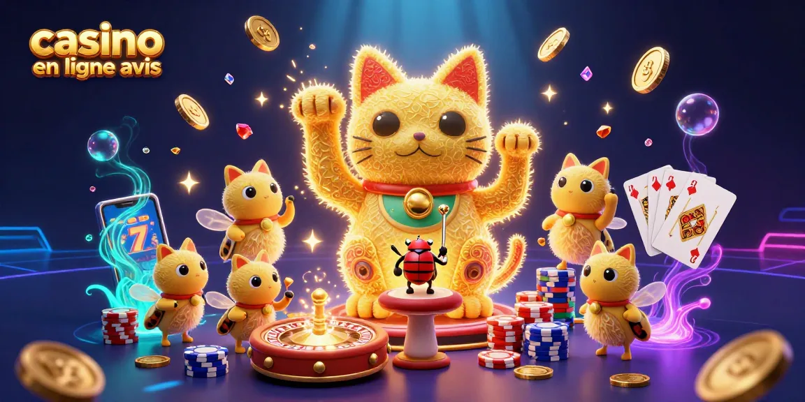 Jouer sur un casino en ligne avis avec des feux follets dorés et une ambiance dynamique.