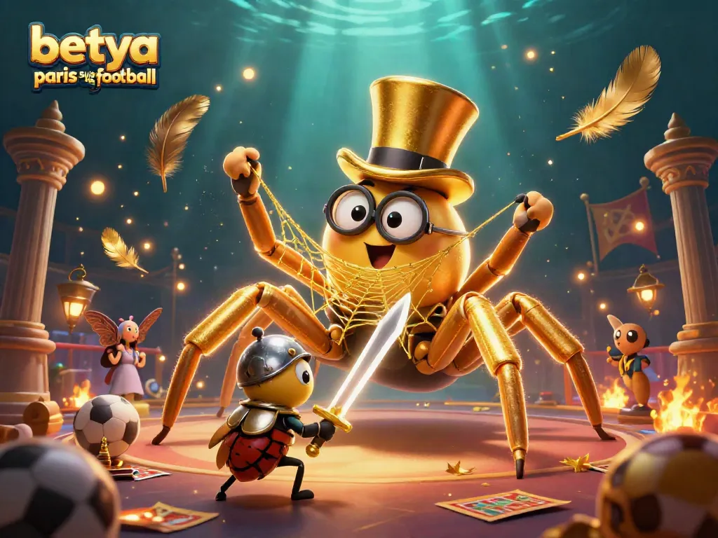 Engage in thrilling bets with betya paris sur le football in this vibrant 3D digital illustration.