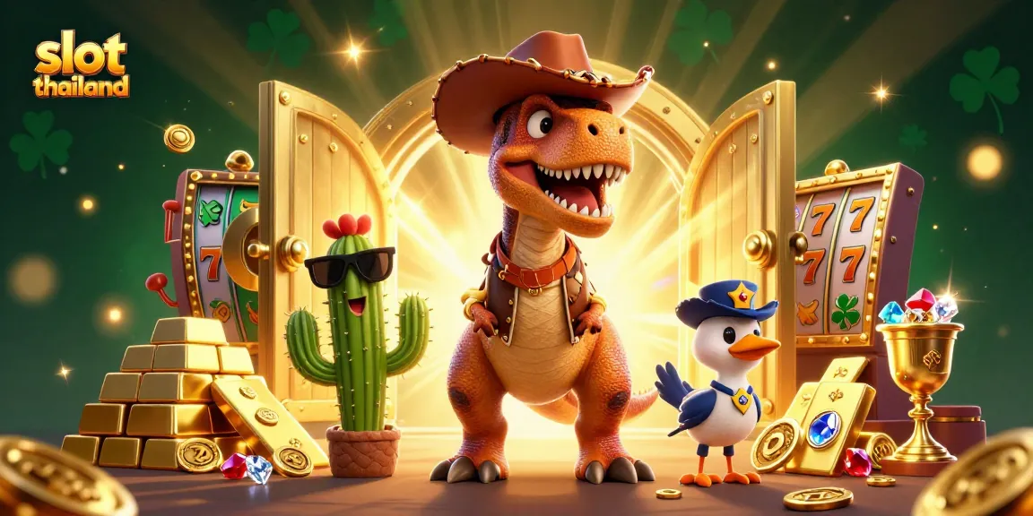 Engage in thrilling gameplay at slot thailand with vibrant characters and treasure-filled scenes.