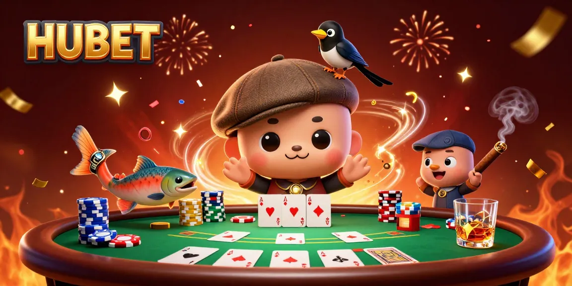 Engage with HUBET's thrilling action as players enjoy diverse casino games in a vibrant scene.