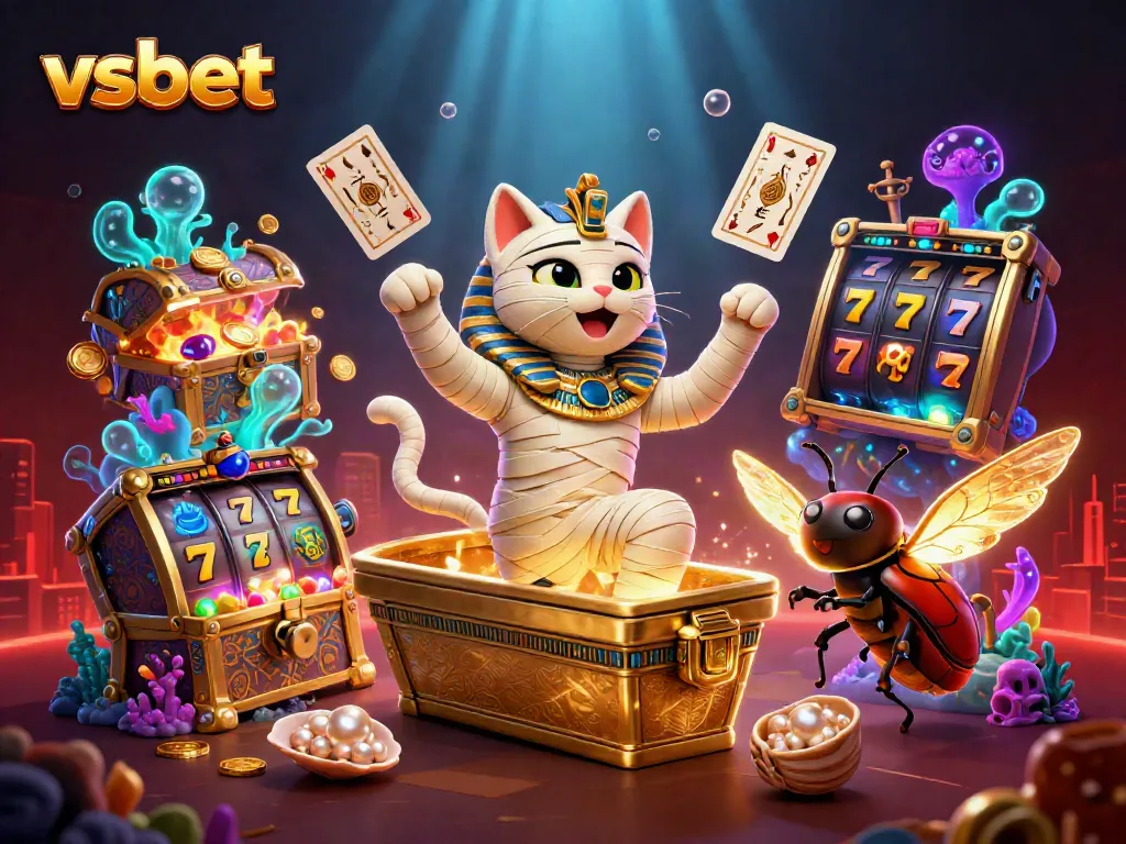 Engage with thrilling games at vsbet featuring vibrant casino elements and characters.