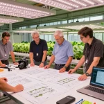 CIKA4D team collaborating on modern indoor agriculture design and construction